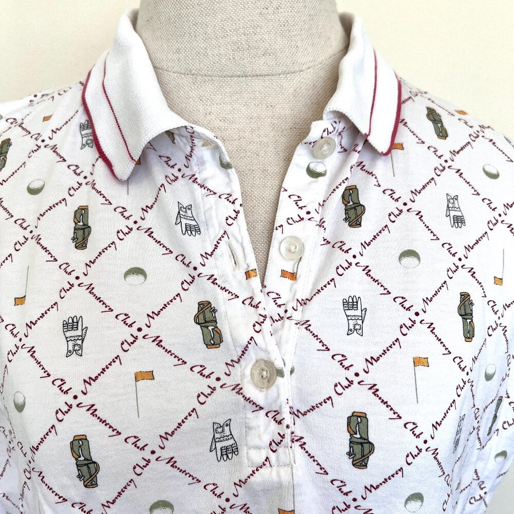 Retro Golf Polo - Women's - Monterey Club - Size Small